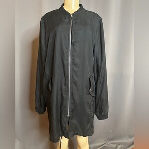 MODERN CITIZEN Black Lightweight Long Jacket